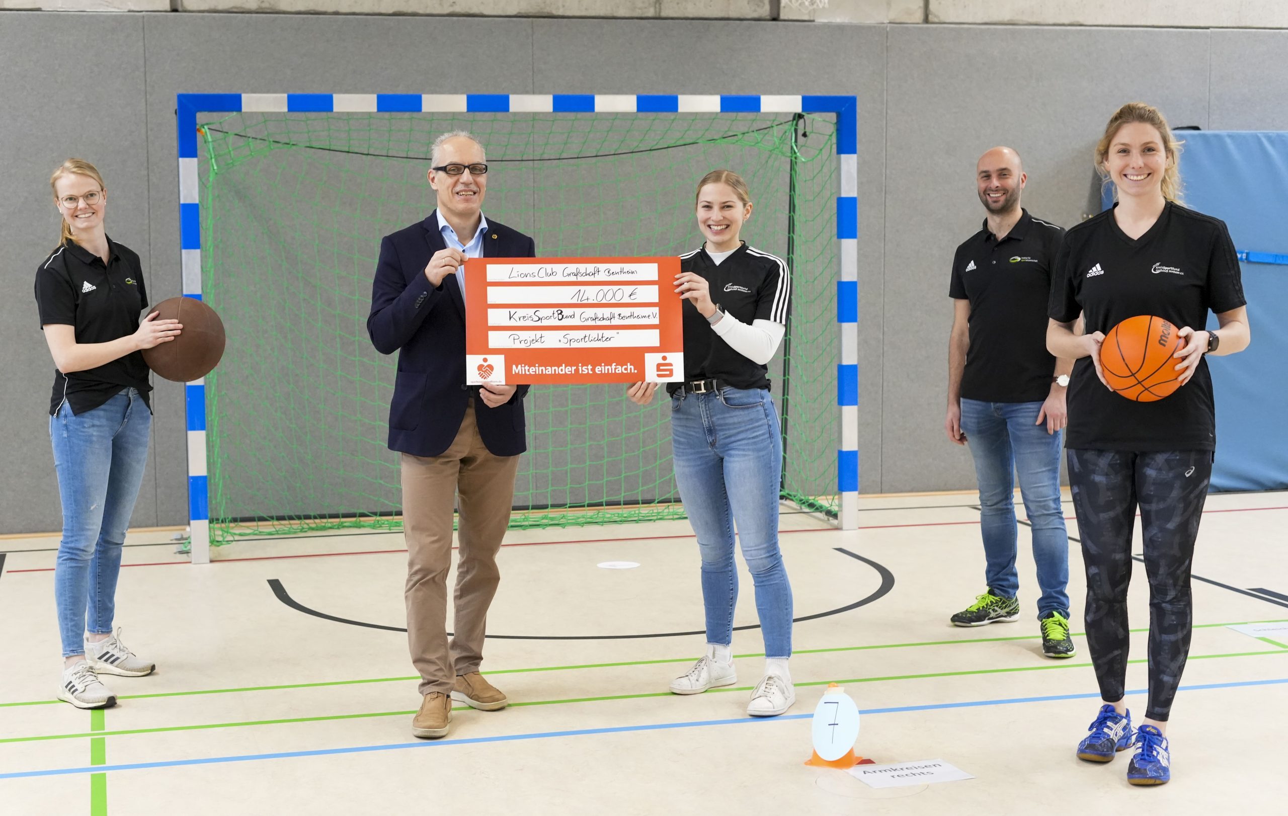 Lions Club Grafschaft Bentheim unterstützt die Sportlichter mit 14.000 Euro